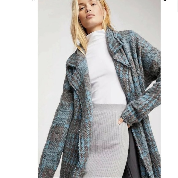 Free People Chesterfield Sweater Coat XS - Picture 2 of 16